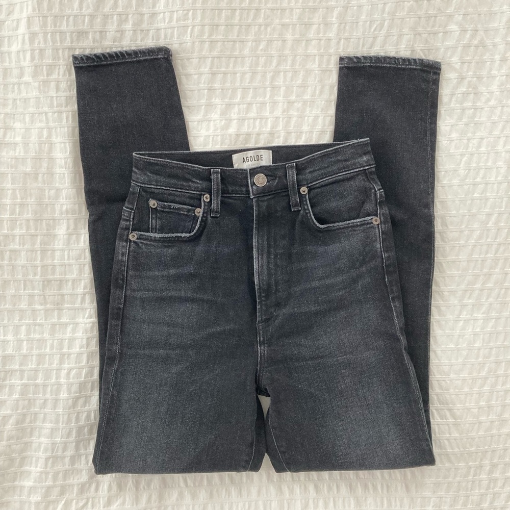 Pinch Waist High Rise Skinny in Hotline